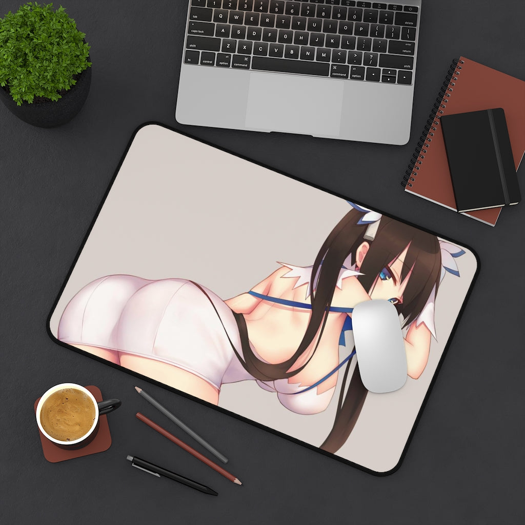 Danmachi Sexy Mousepad - Thick Hestia Anime Desk Mat - Ecchi Playmat - Is It Wrong To Try To Pick Up Girls In A Dungeon