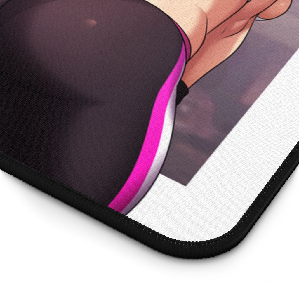 Street Fighter Sexy Mousepad - Cute Butt Juri Large Gaming Desk Mat - Ecchi Desk Pad