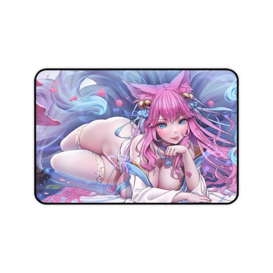 Sexy Ahri Mousepad Doujin - LoL Desk Mat - Big Gaming Mouse Pad - MTG Playmat