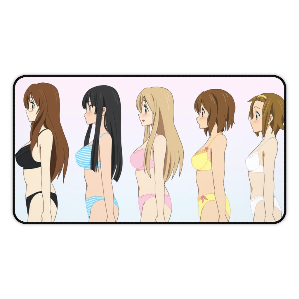 K-ON Boobs Size Bust Chart Mousepad - Non Slip Desk Mat