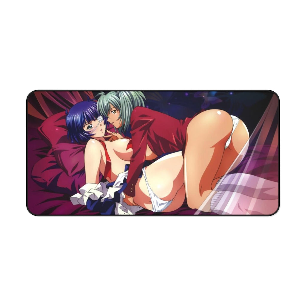 Ikkitousen Sexy Mousepad - Lu Meng And Ryofu Desk Mat - Ecchi Playmat