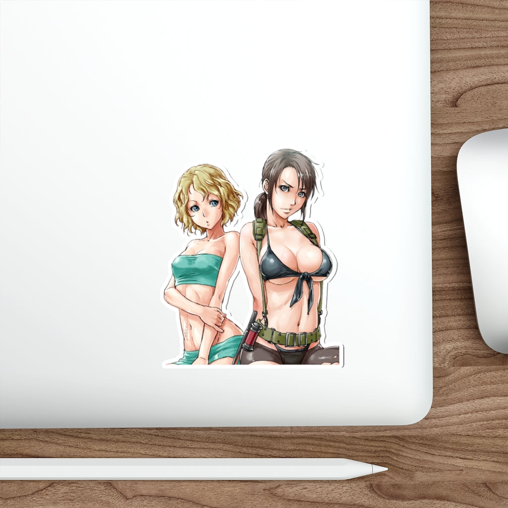 Metal Gear Solid 5 Sexy Paz and Quiet Waterproof Sticker - Ecchi Vinyl Decal