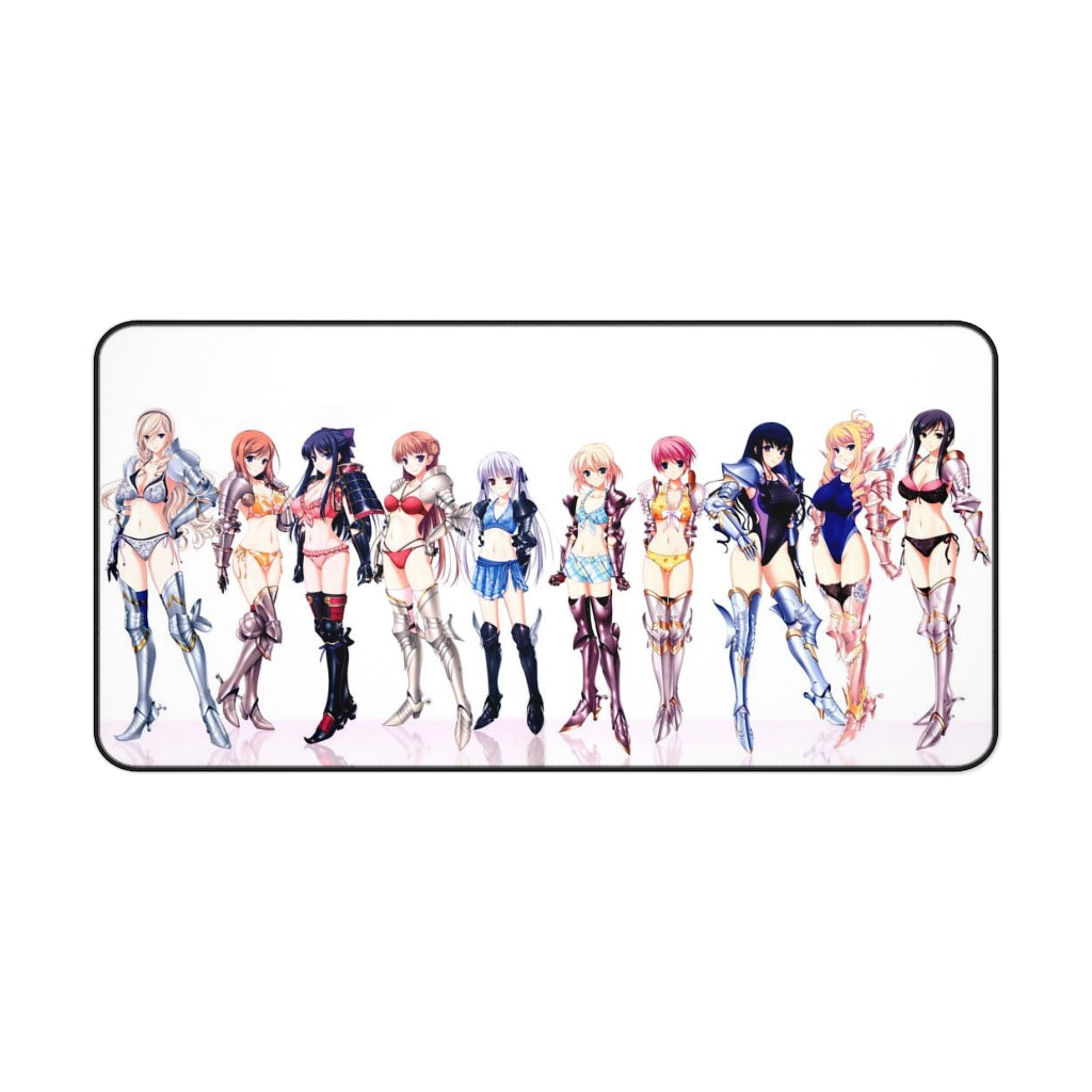 Walkure Romanze Bikini Armor Waifus Desk Mat- Sexy Anime Girl Mousepad - Gaming Playmat