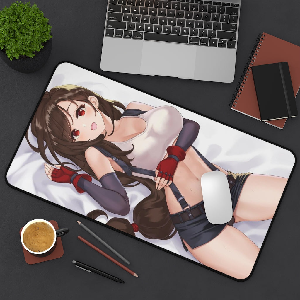 Tifa Lockhart Desk Mat - Large Kawaii Mousepad - MTG Playmat