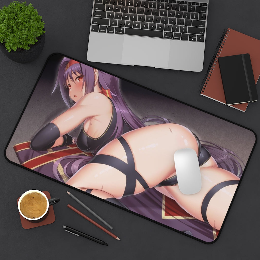 Sword Art Online Mousepad - Konno Yuuki Large Desk Mat - Ecchi Mouse Pad