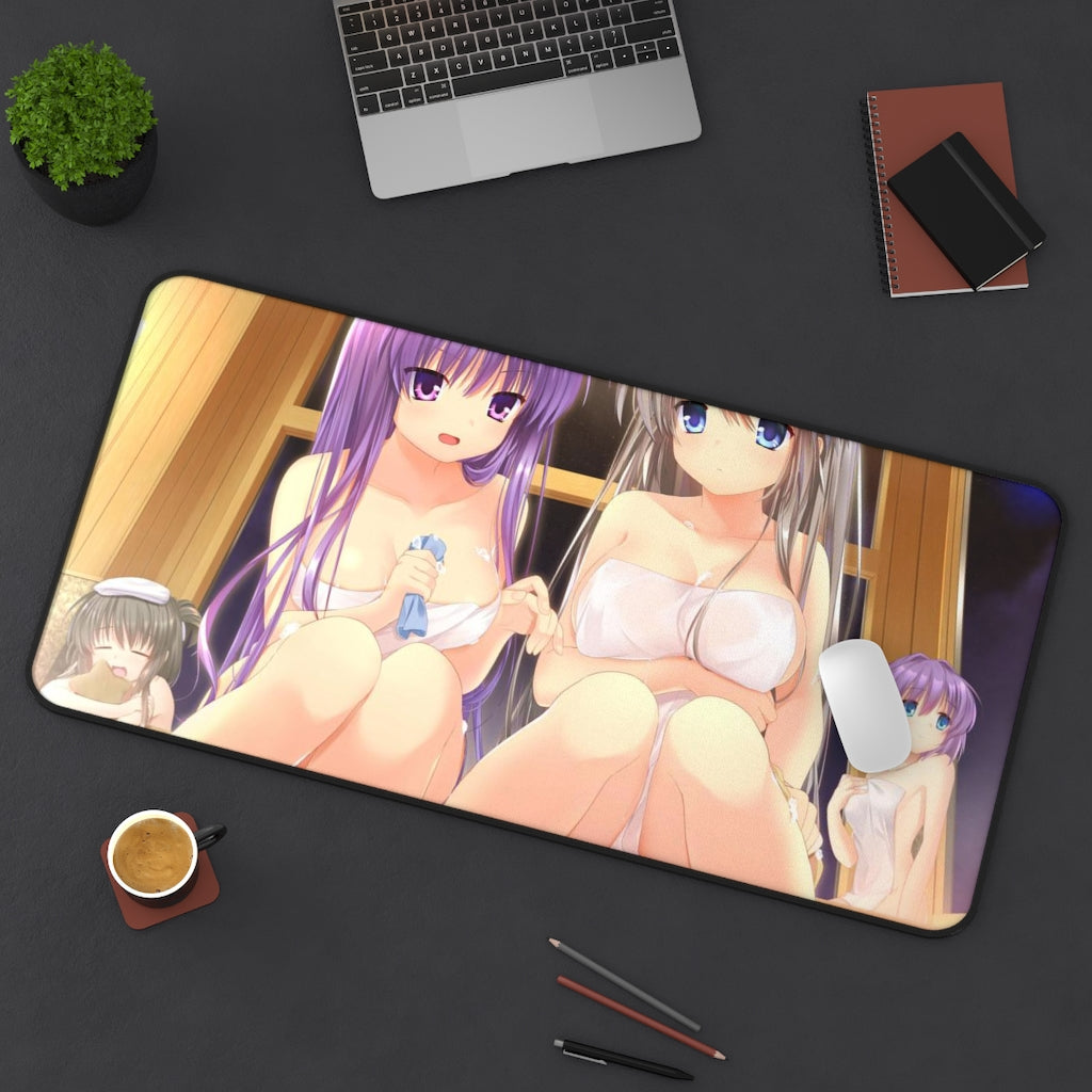 Clannad Sexy Mousepad - Onsen Anime Desk Mat - Ecchi Playmat