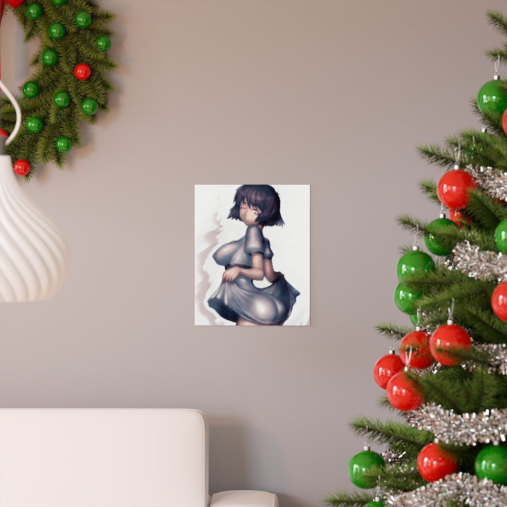 Shiina Mayuri Steins Gate Poster - Lewd Premium Matte Vertical Poster - Adult Wall Art