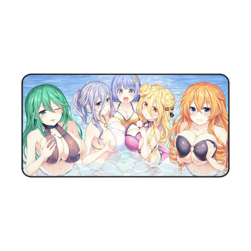 Date A Live Sexy Mousepad - Big Anime Tits Waifus Desk Mat - Ecchi Playmat