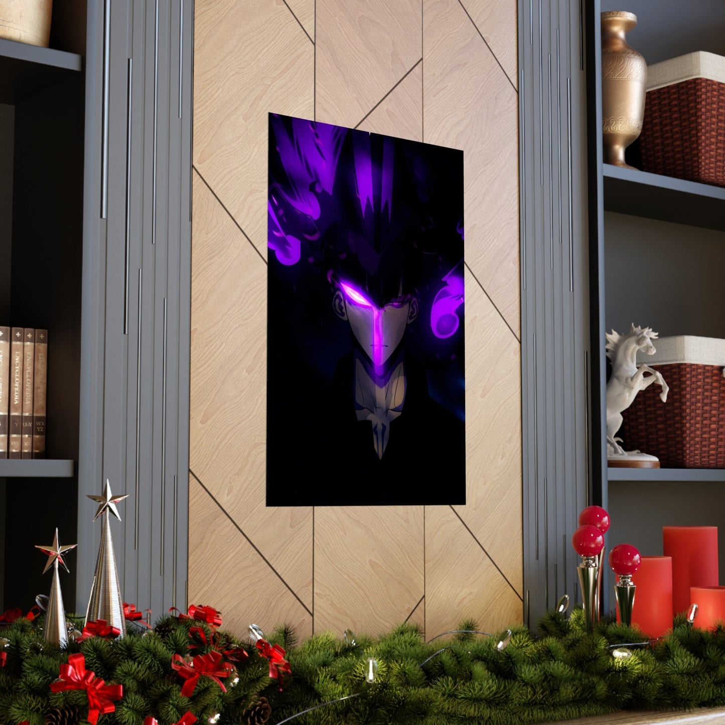 Solo Leveling Poster - Premium Matte Vertical Poster - Shadow Monarch Anime Wall Art Decor