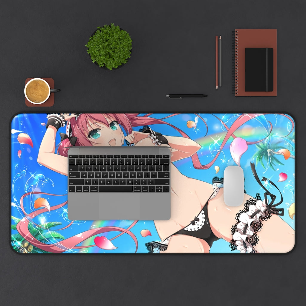 Sexy Bikini Maid Queen's Blade Desk Mat - Non Slip Mousepad