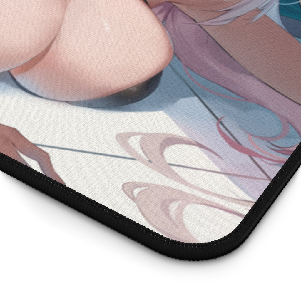 Hololive Ecchi Mousepad - Big Boobs Mori Calliope Large Desk Mat - Playmat