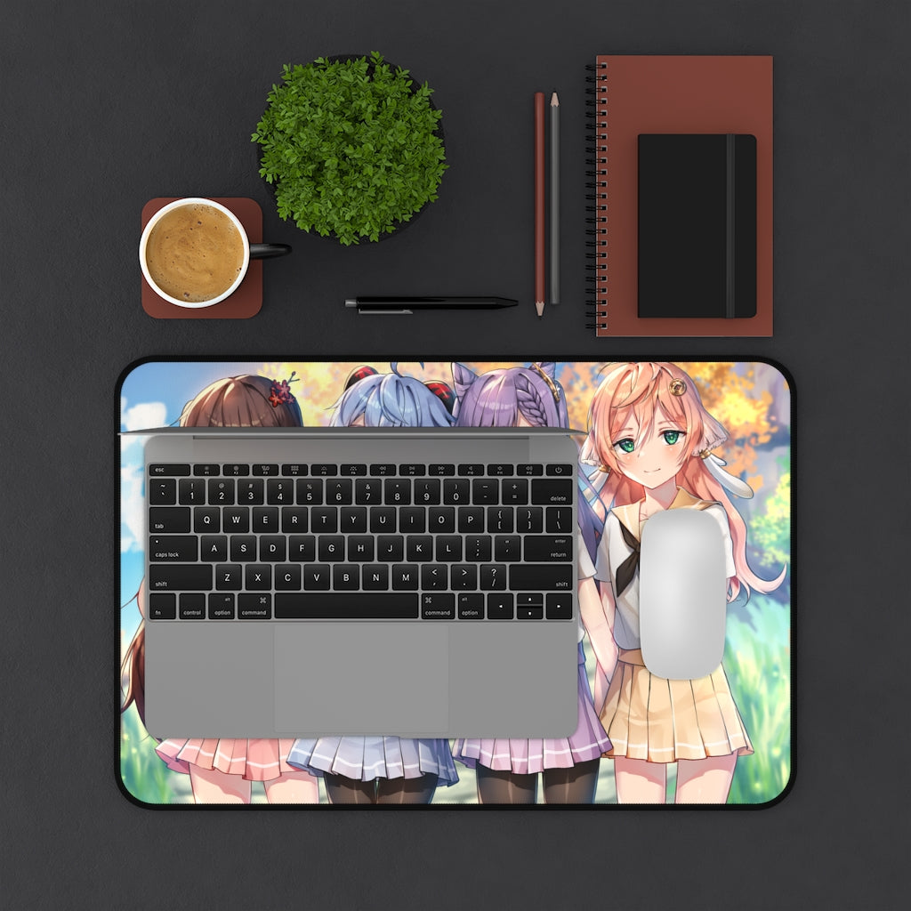 Genshin Impact School Girls Desk Mat | Large Gaming Mousepad - MTG Playmat