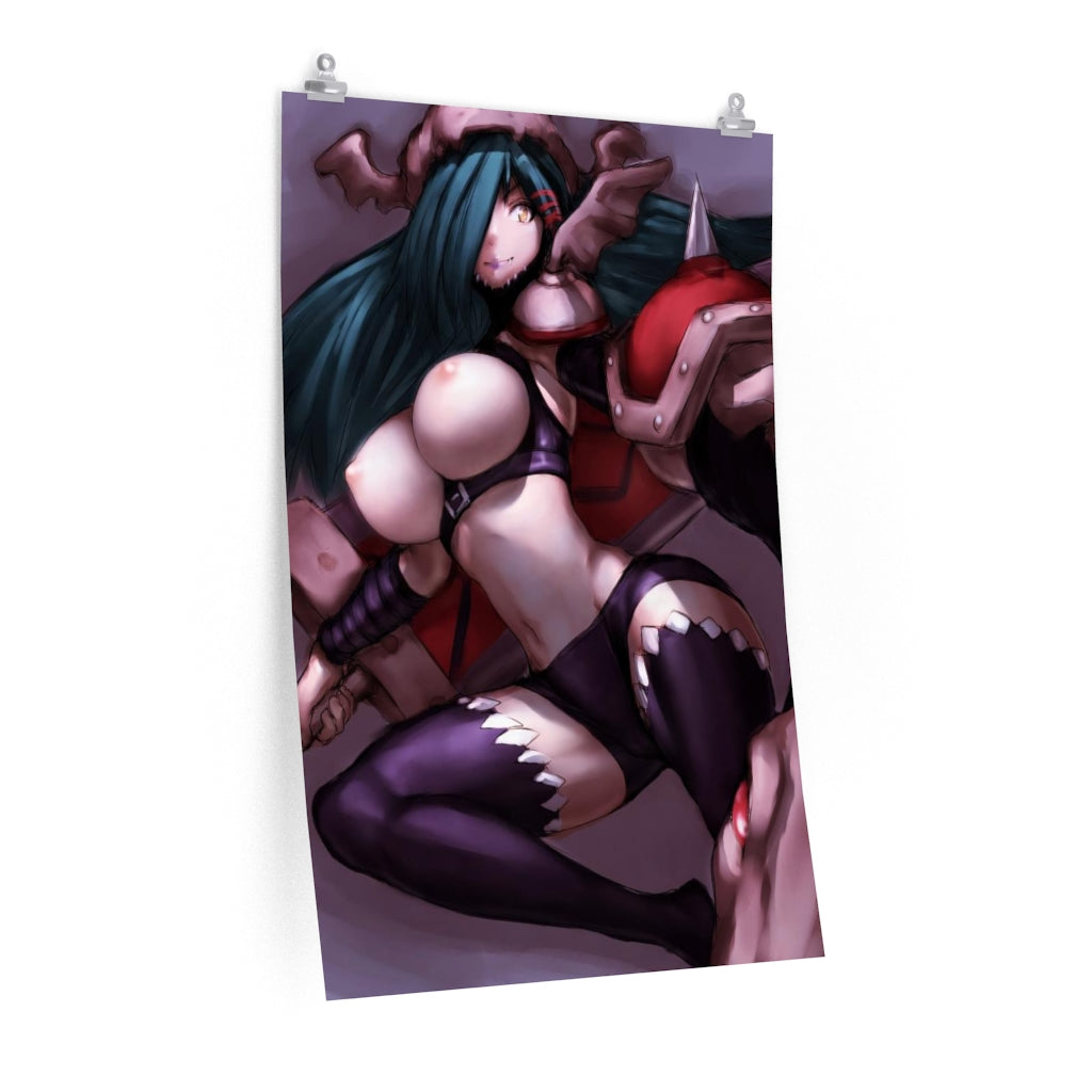 Mervamon Digimon Poster - Lewd Premium Matte Vertical Poster - Adult Wall Art