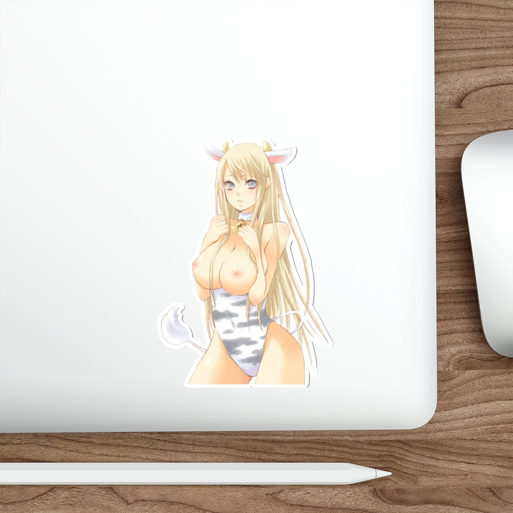 Claymore Sexy Cow Girl Galatea Waterproof Sticker - Ecchi Vinyl Decal