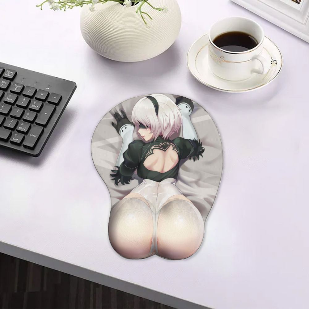 3D Silicone Mousepad | Oppai Mouse Pad | Silicone chest  mousepad