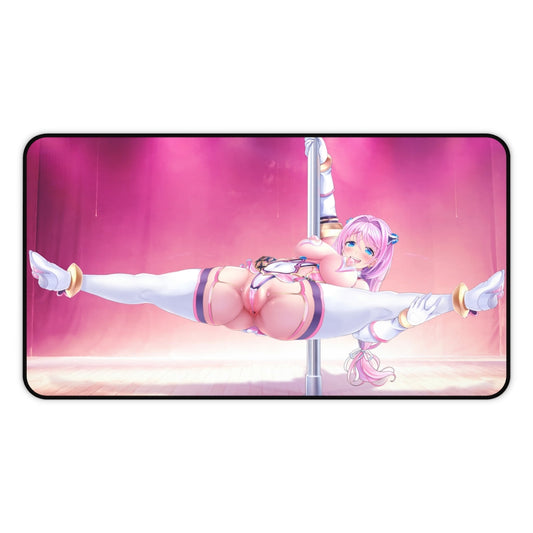 Aigan Tenshi Cheery Pink Hentai Pole Dance Desk Mat - Non Slip Mousepad