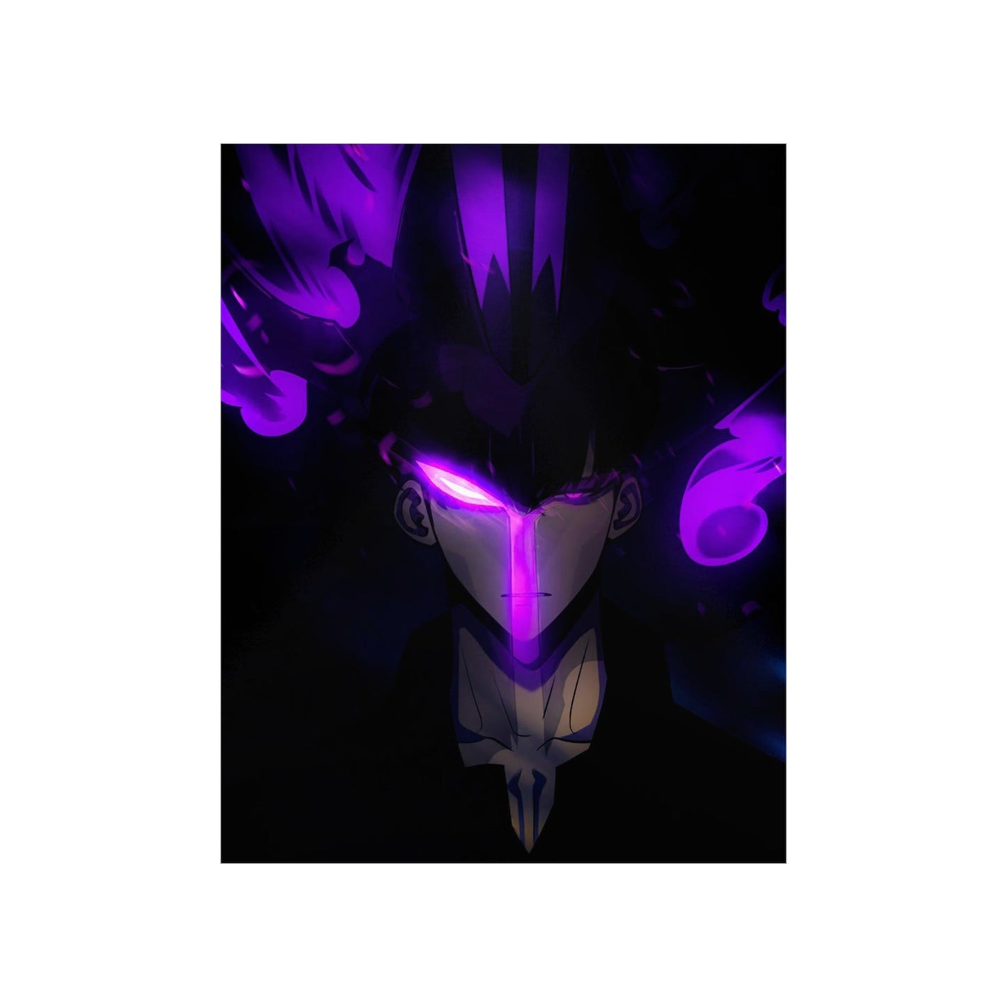 Solo Leveling Poster - Premium Matte Vertical Poster - Shadow Monarch Anime Wall Art Decor