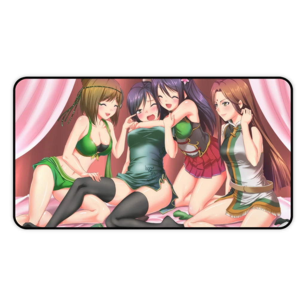 Dynasty Warriors Waifus Desk Mat - Non Slip Mousepad