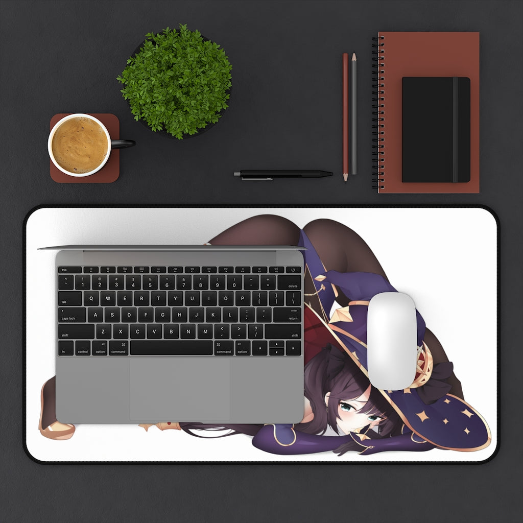 Genshin Impact Sexy Mousepad - Cute Butt Mona Gaming Desk Mat - Ecchi Playmat