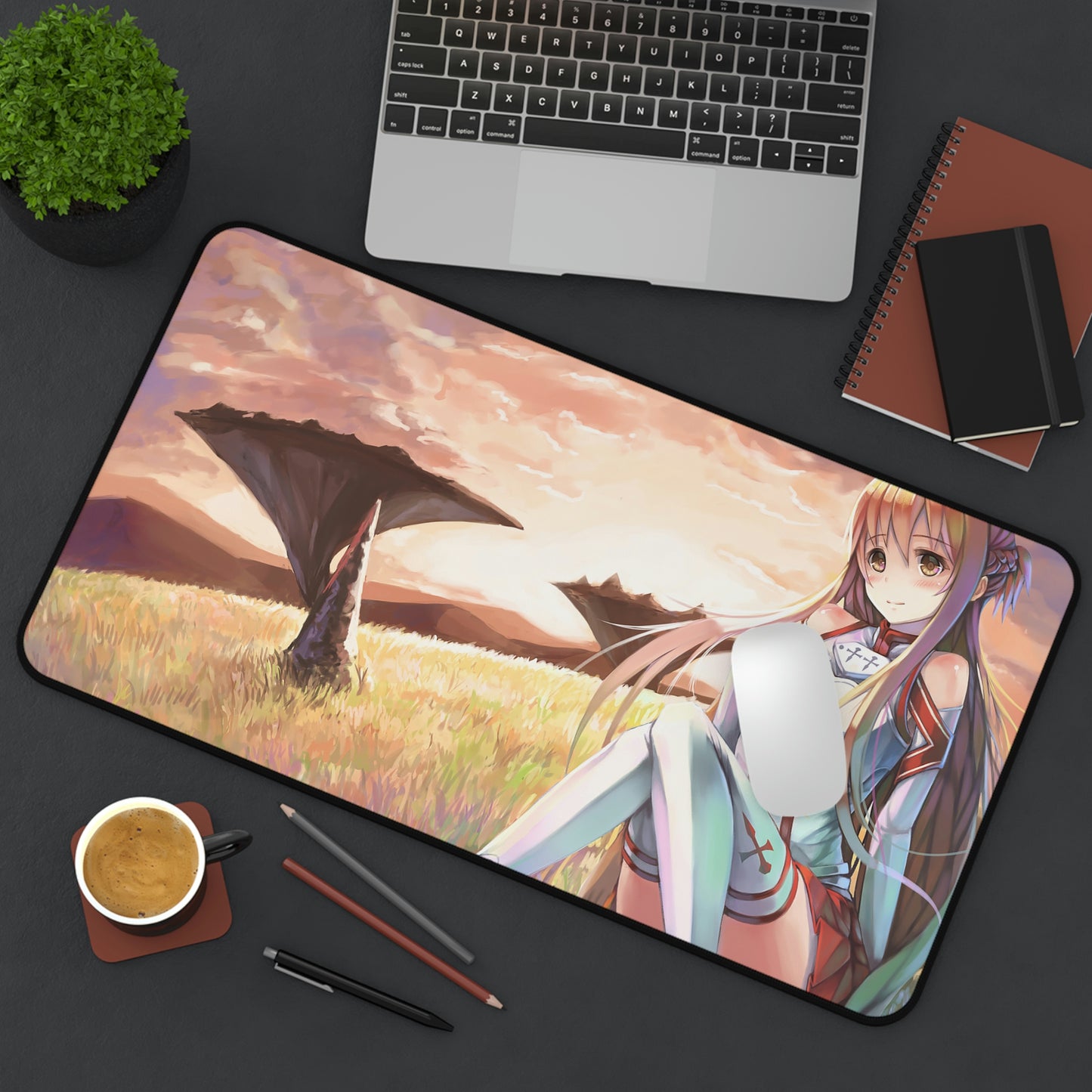 Sword Art Online Anime Mousepad - Asuna Large Desk Mat - Ecchi Mouse Pad