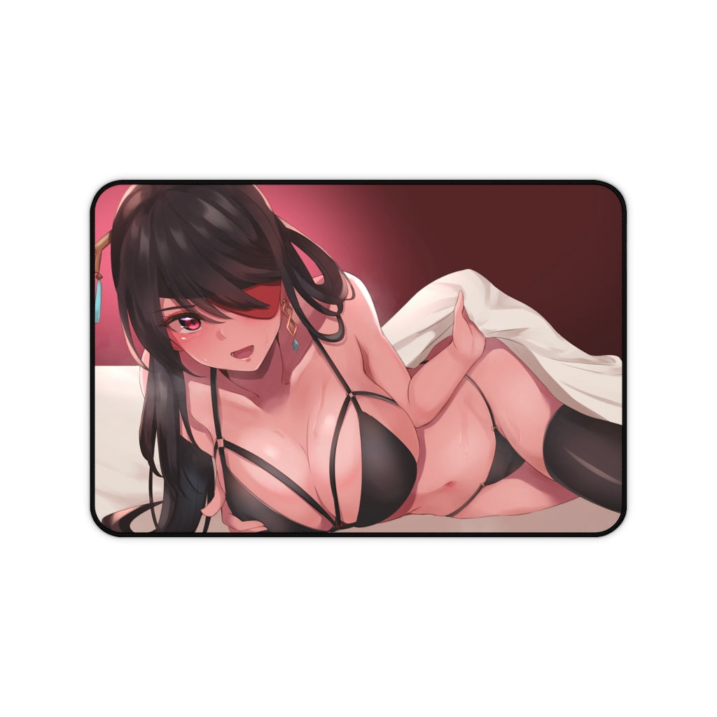 Genshin Impact Sexy Lingerie Beidou Desk Mat - Non Slip Mousepad