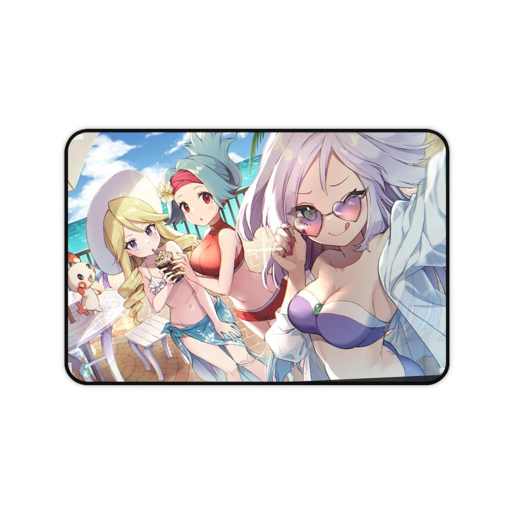 Pokemon Sexy Mousepad - Bikini Trainers Desk Mat - Ecchi Mouse Pad