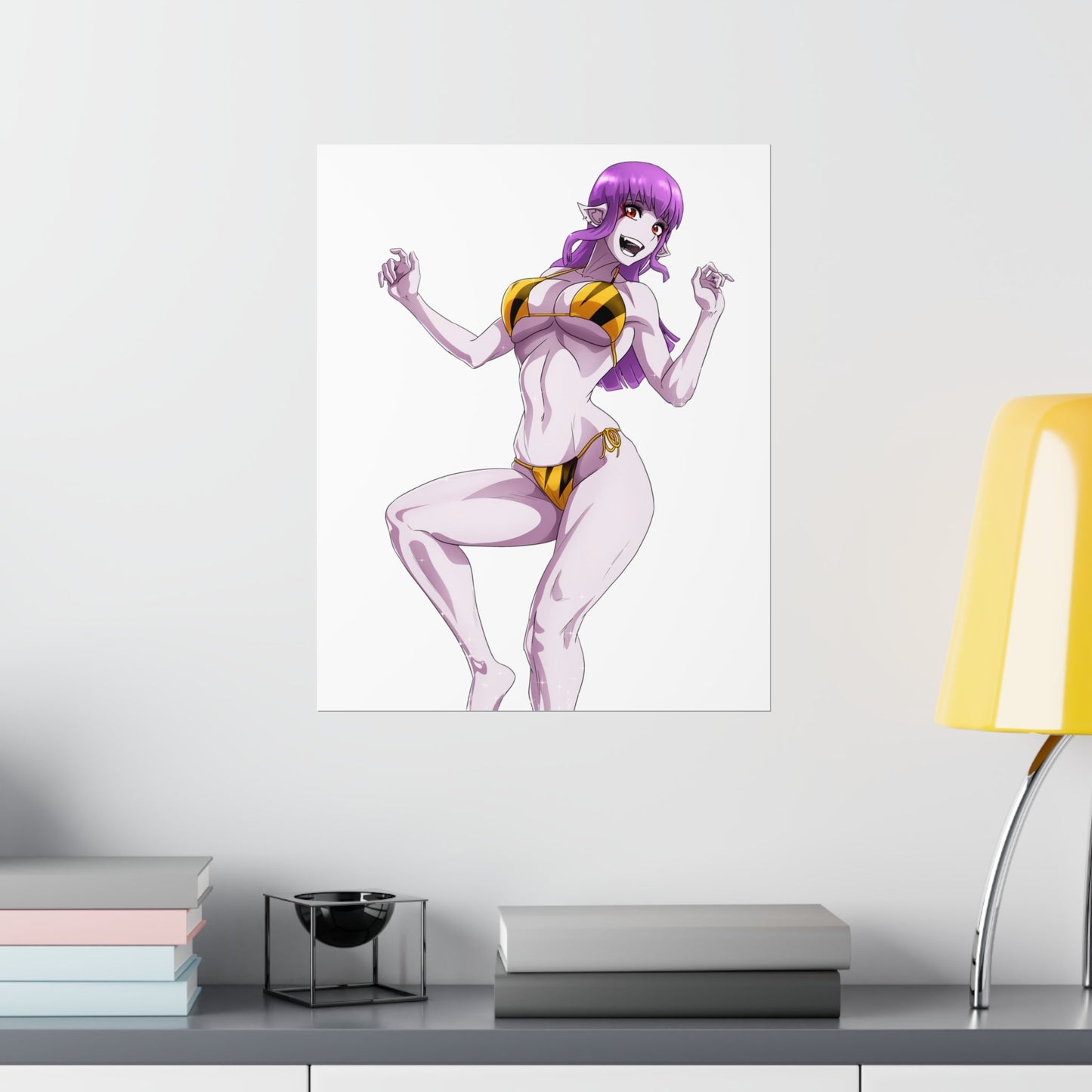 Solo Leveling Poster - Premium Matte Vertical Poster - Esil Radiru Bikini Waifu Ecchi Anime Wall Art Decor