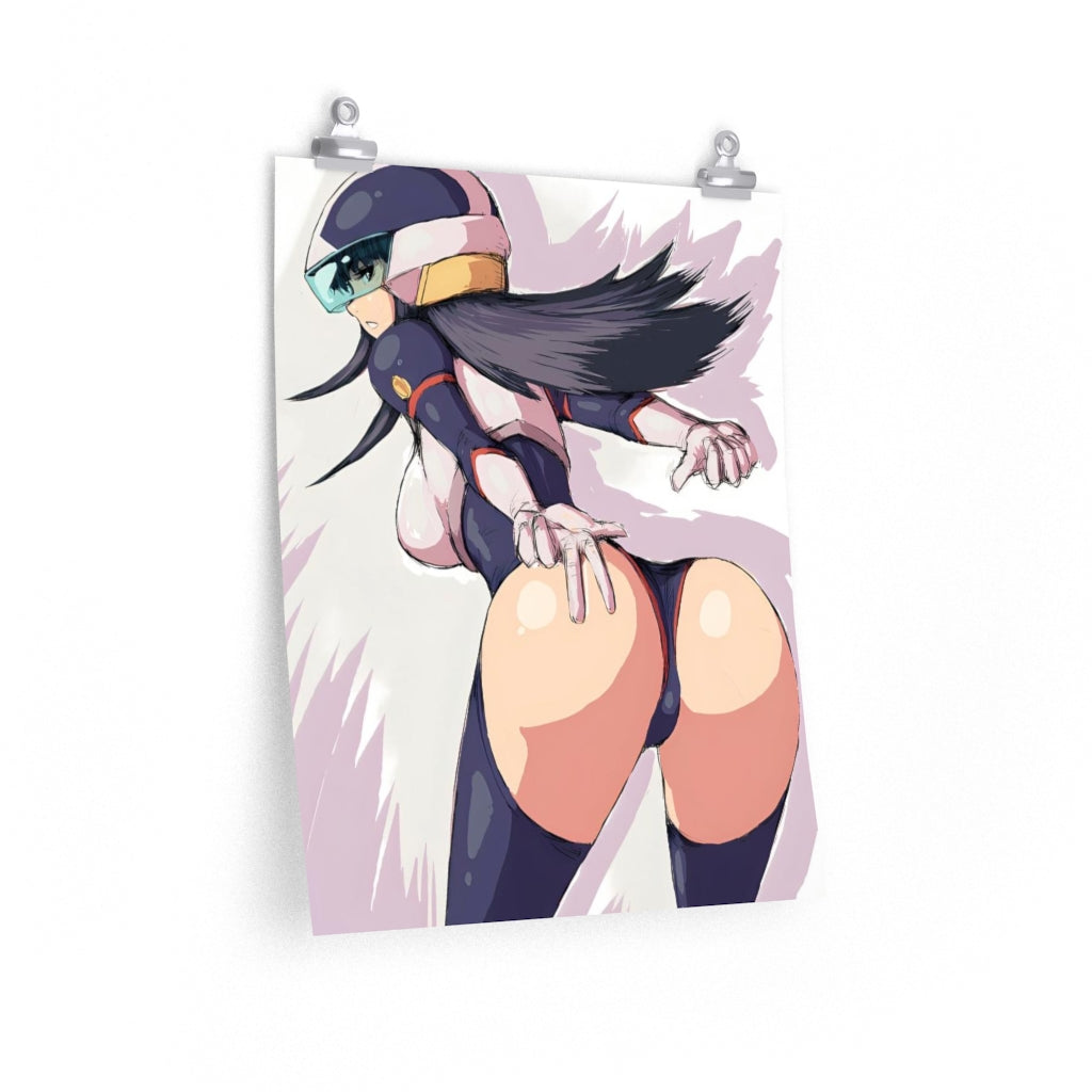 Fujimura Shizuru Shinkon Gattai Godannar Poster - Lewd Premium Matte Vertical Poster - Adult Wall Art