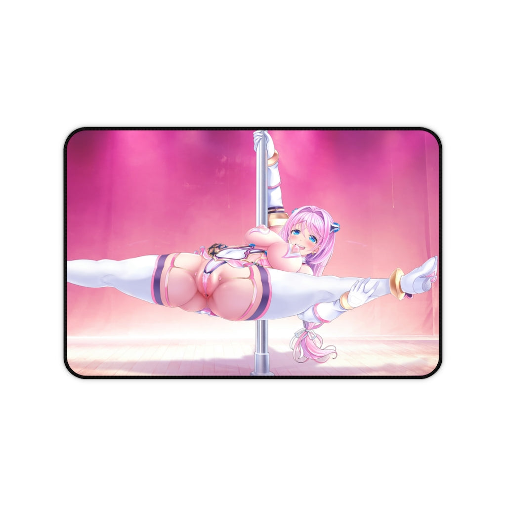 Aigan Tenshi Cheery Pink Hentai Pole Dance Desk Mat - Non Slip Mousepad