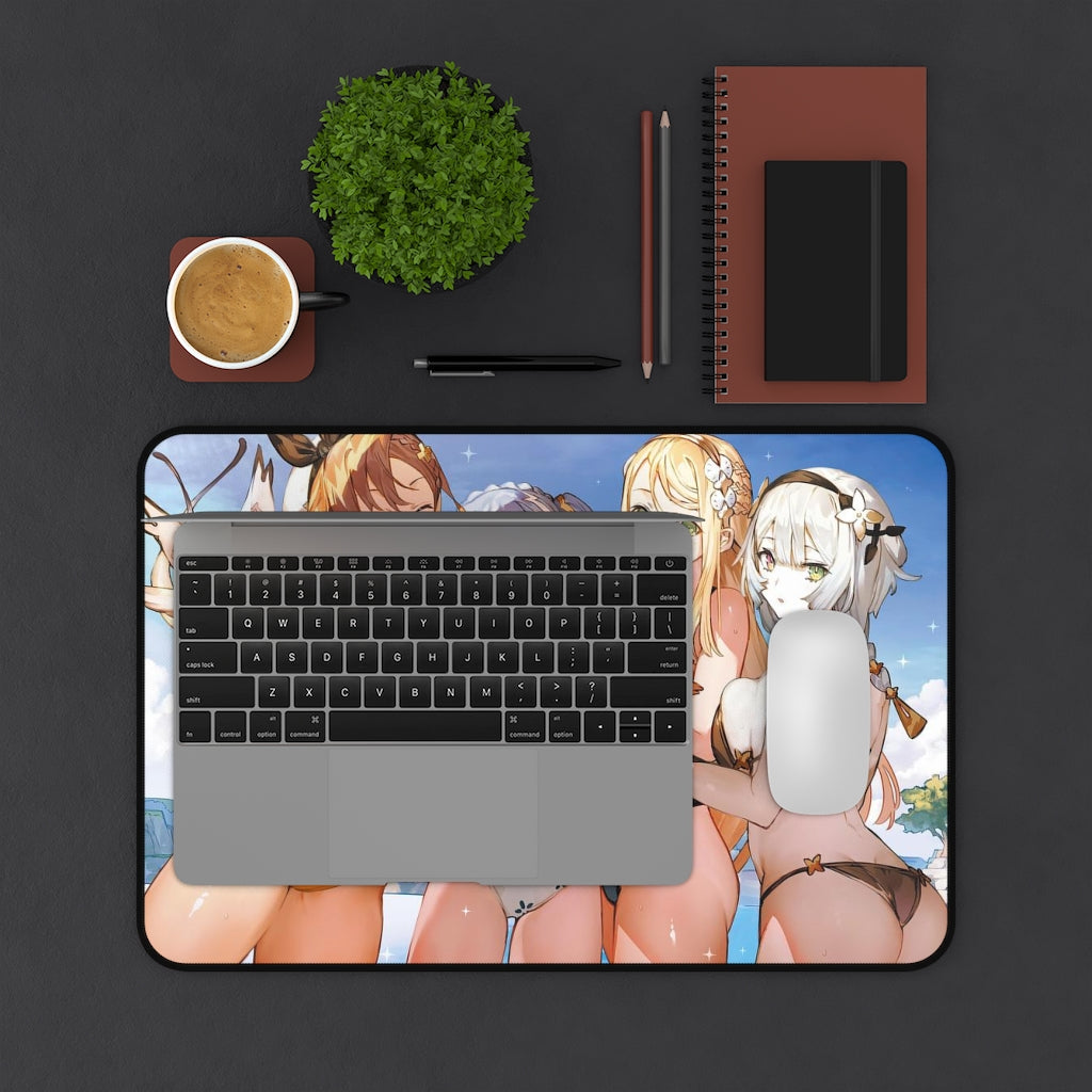 Atelier Ryza Sexy Mousepad - Bikini Waifus Desk Mat - Ecchi Gaming Playmat