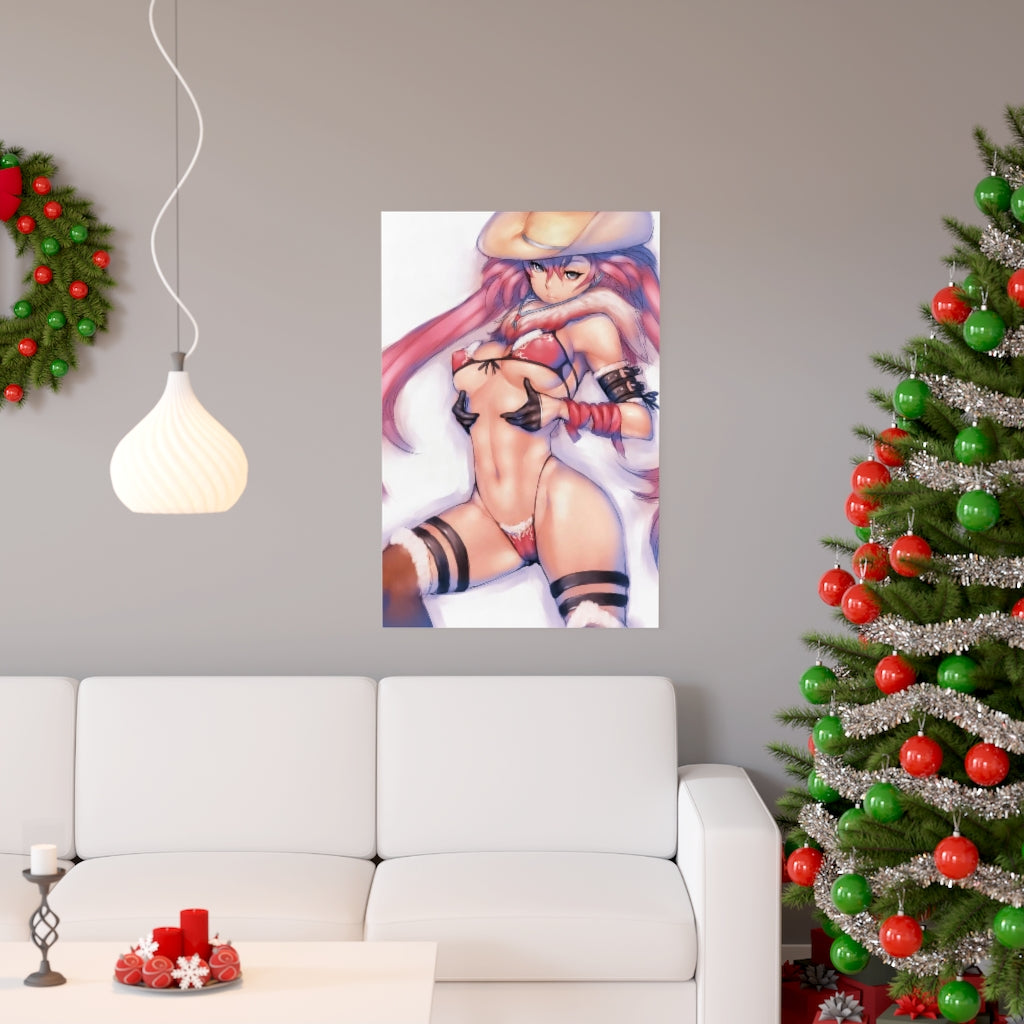 Kagura Oneechanbara Poster - Lewd Premium Matte Vertical Poster - Adult Wall Art