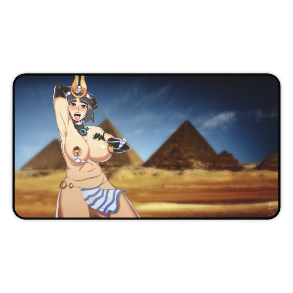 Sexy Menace Queen's Blade Pyramids Desk Mat - Non Slip Mousepad