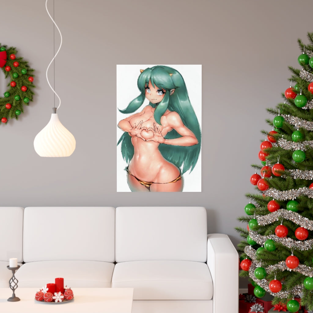 Lum Urusei Yatsura Poster - Lewd Premium Matte Vertical Poster - Adult Wall Art