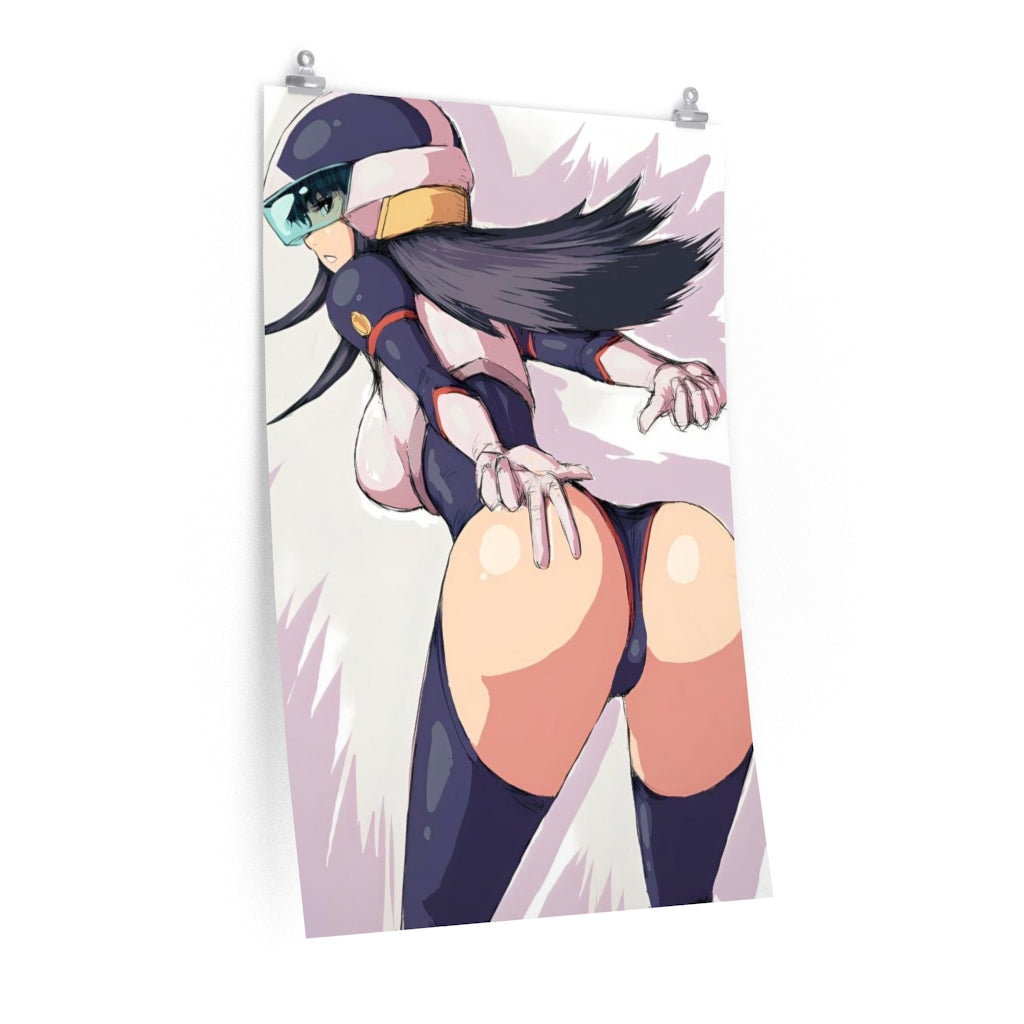 Fujimura Shizuru Shinkon Gattai Godannar Poster - Lewd Premium Matte Vertical Poster - Adult Wall Art