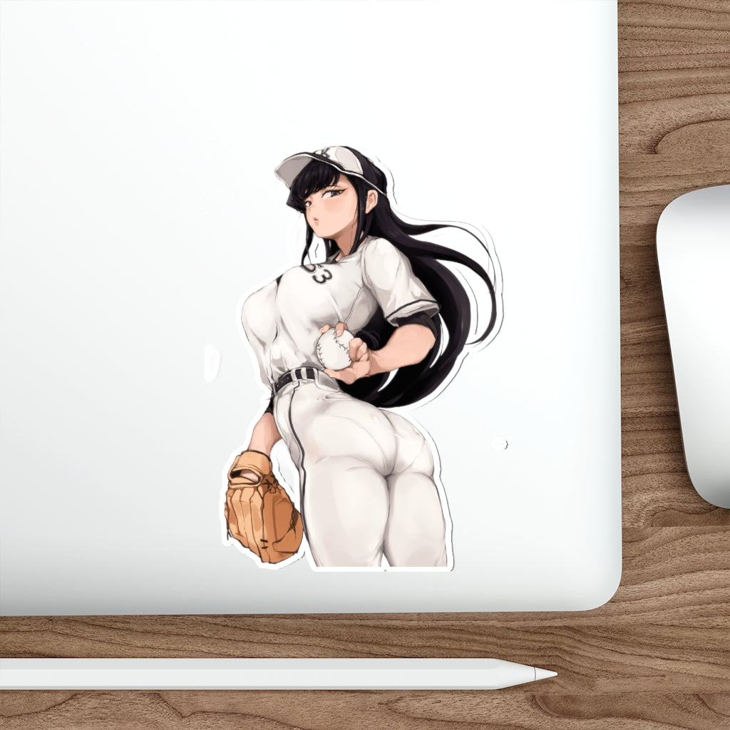 Komi San Sexy Ass Baseball Waifu Waterproof Sticker - Ecchi Vinyl Decal