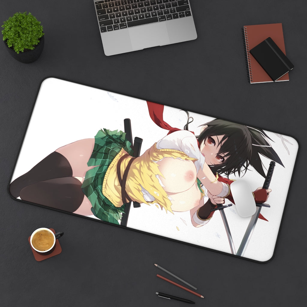 Senran Kagura Sexy Mousepad - Hot Tits Asuka Lewd Desk Mat - Ecchi Adult Playmat