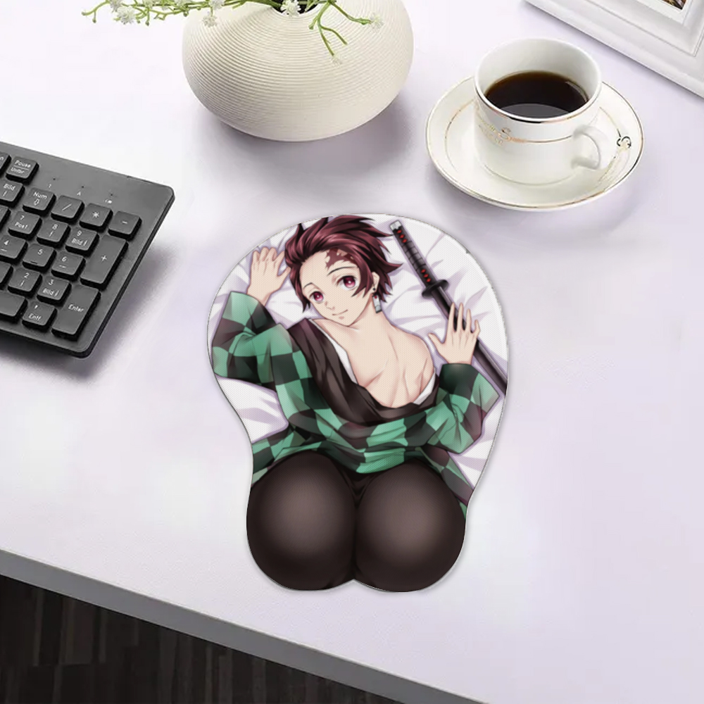 3D Silicone Mousepad | Oppai Mouse Pad | Silicone chest  mousepad