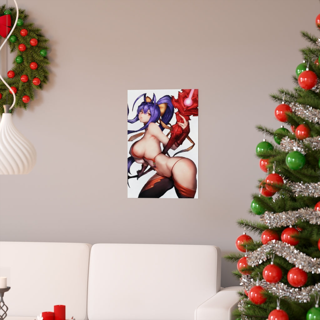 Mai Natsume Blazblue Poster - Lewd Premium Matte Vertical Poster - Adult Wall Art