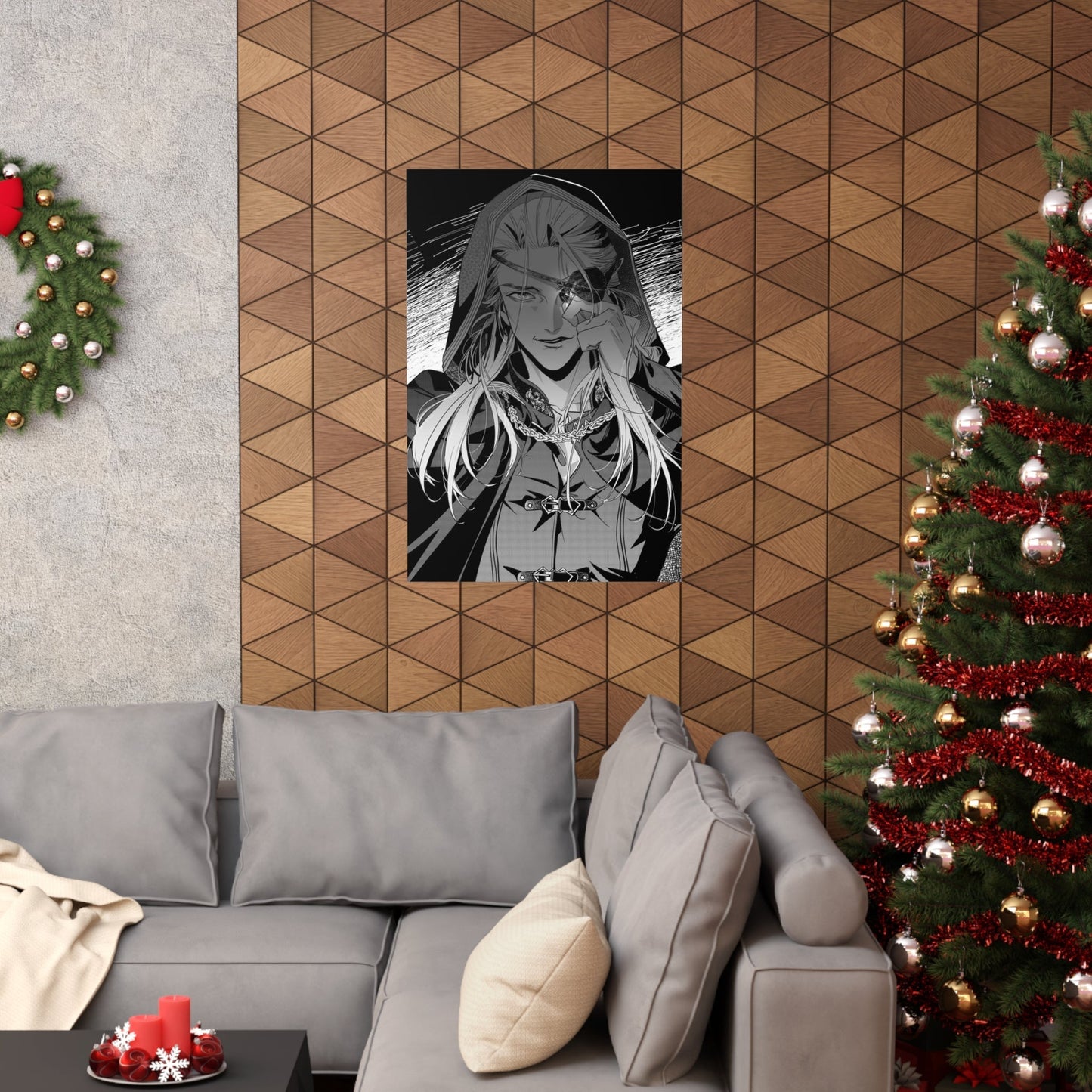 Aemond Targaryen Poster - House of the Dragon Wall Art - Game of Thrones Anime Manga Poster