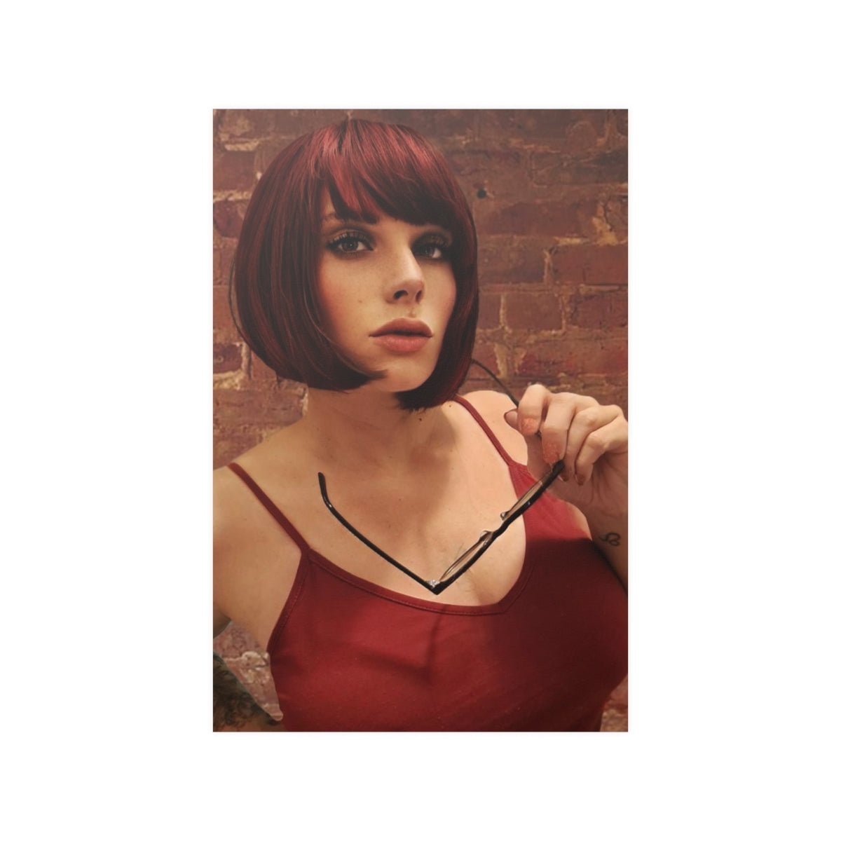 Geekareen Velma Dinkley Cosplay Satin Poster - Ero Cosplay Wall Art