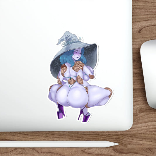 Ranni the Thick Squatting Witch Elden Ring Waterproof Sticker - Ecchi Vinyl Decal