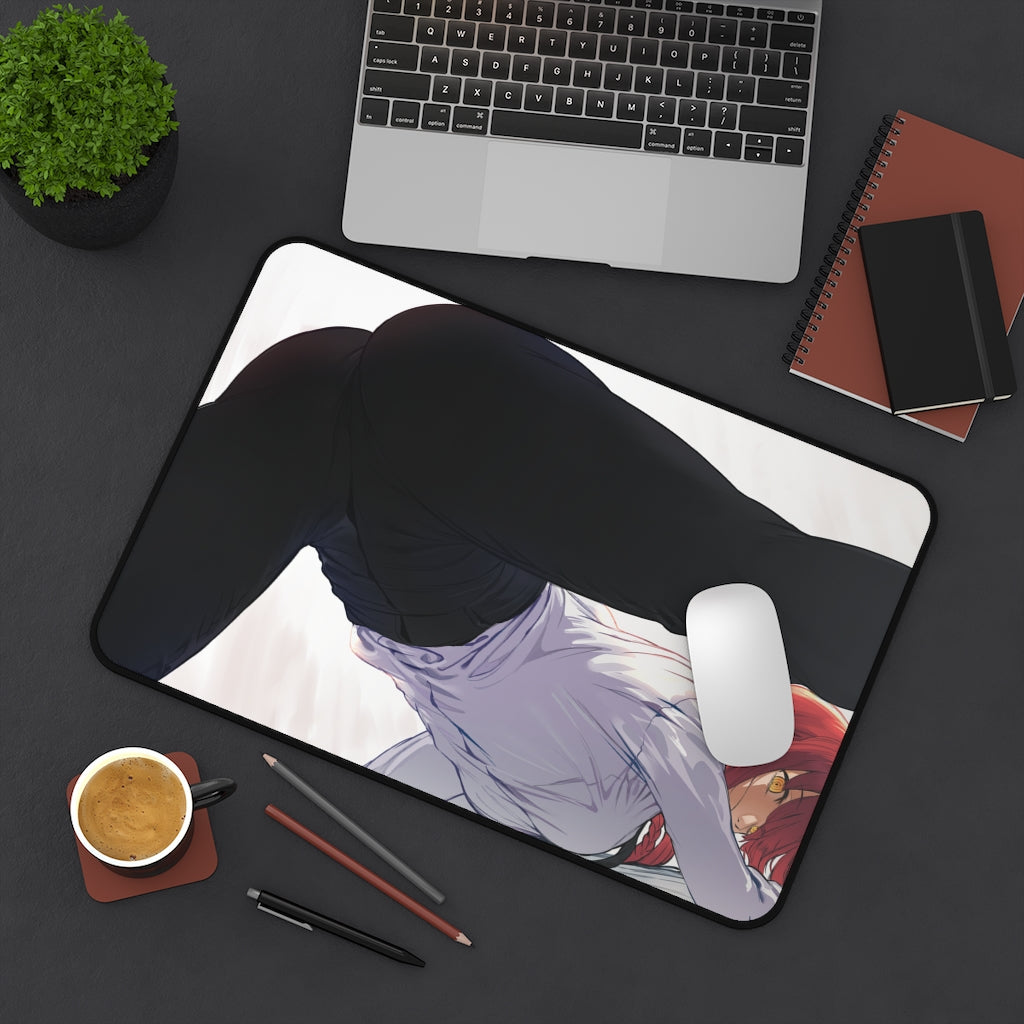 Chainsaw Man Ecchi Mousepad - Sexy Makima Large Desk Mat - Anime Playmat