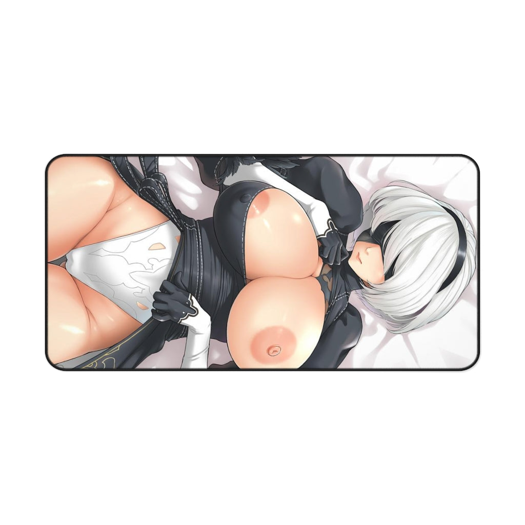 Nier Automata Sexy Mousepad - 2B Nude Girl Boobs Desk Mat - Gaming Playmat