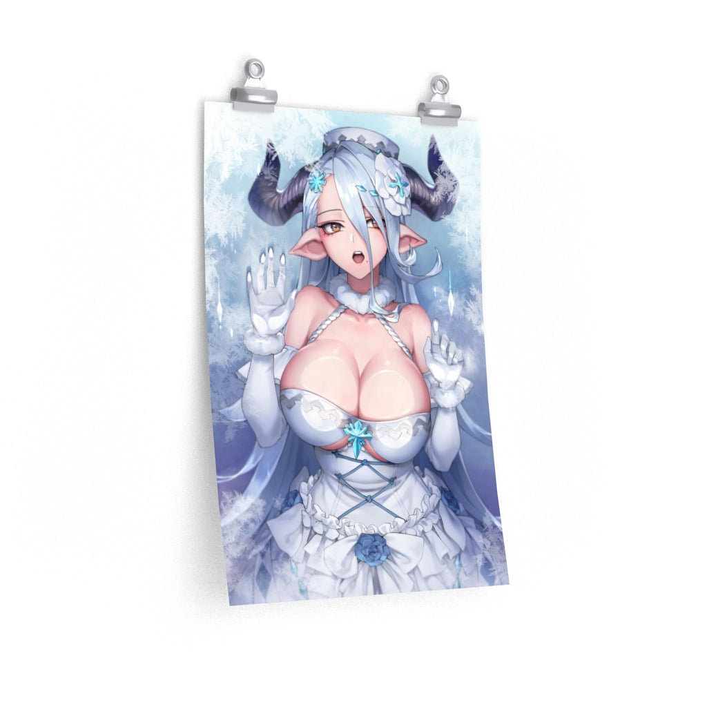 Izmir Granblue Fantasy Boobs Press Poster - Lewd Premium Matte Vertical Poster - Adult Wall Art