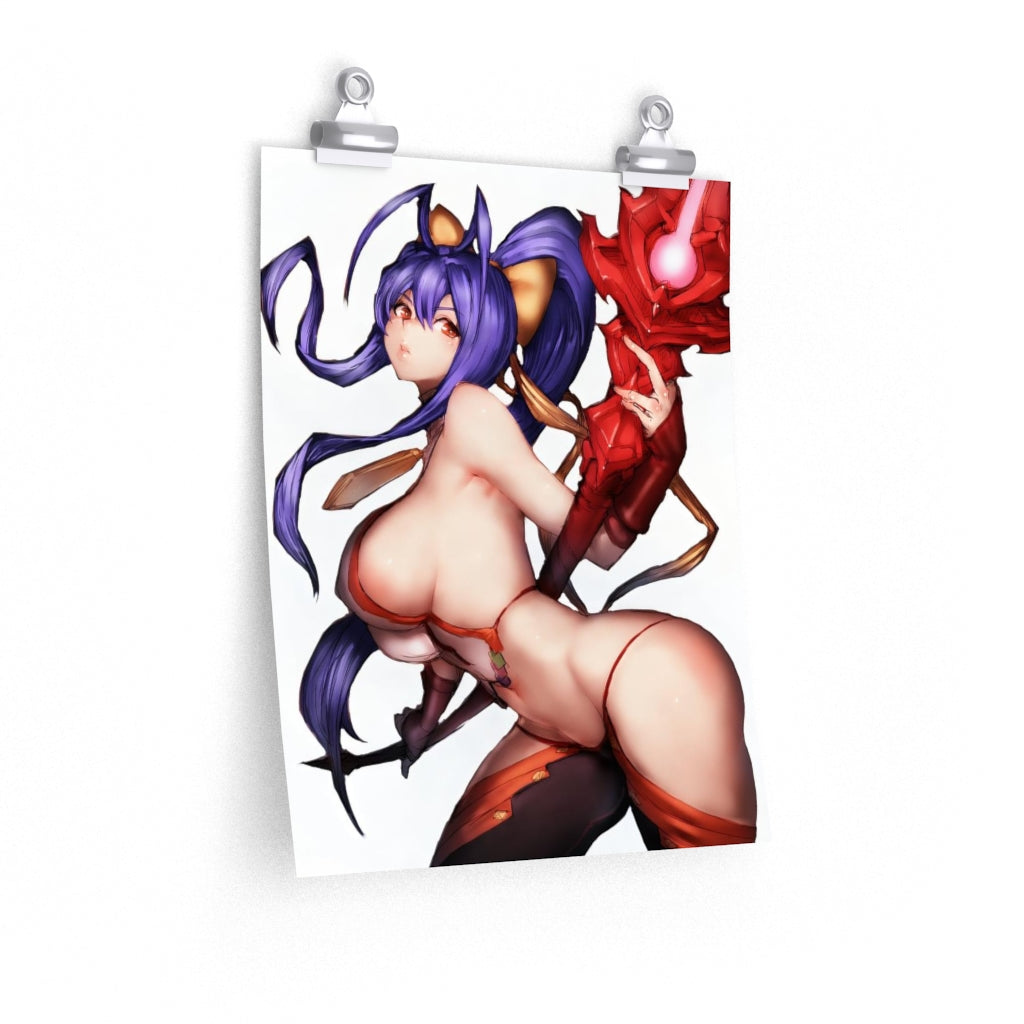 Mai Natsume Blazblue Poster - Lewd Premium Matte Vertical Poster - Adult Wall Art