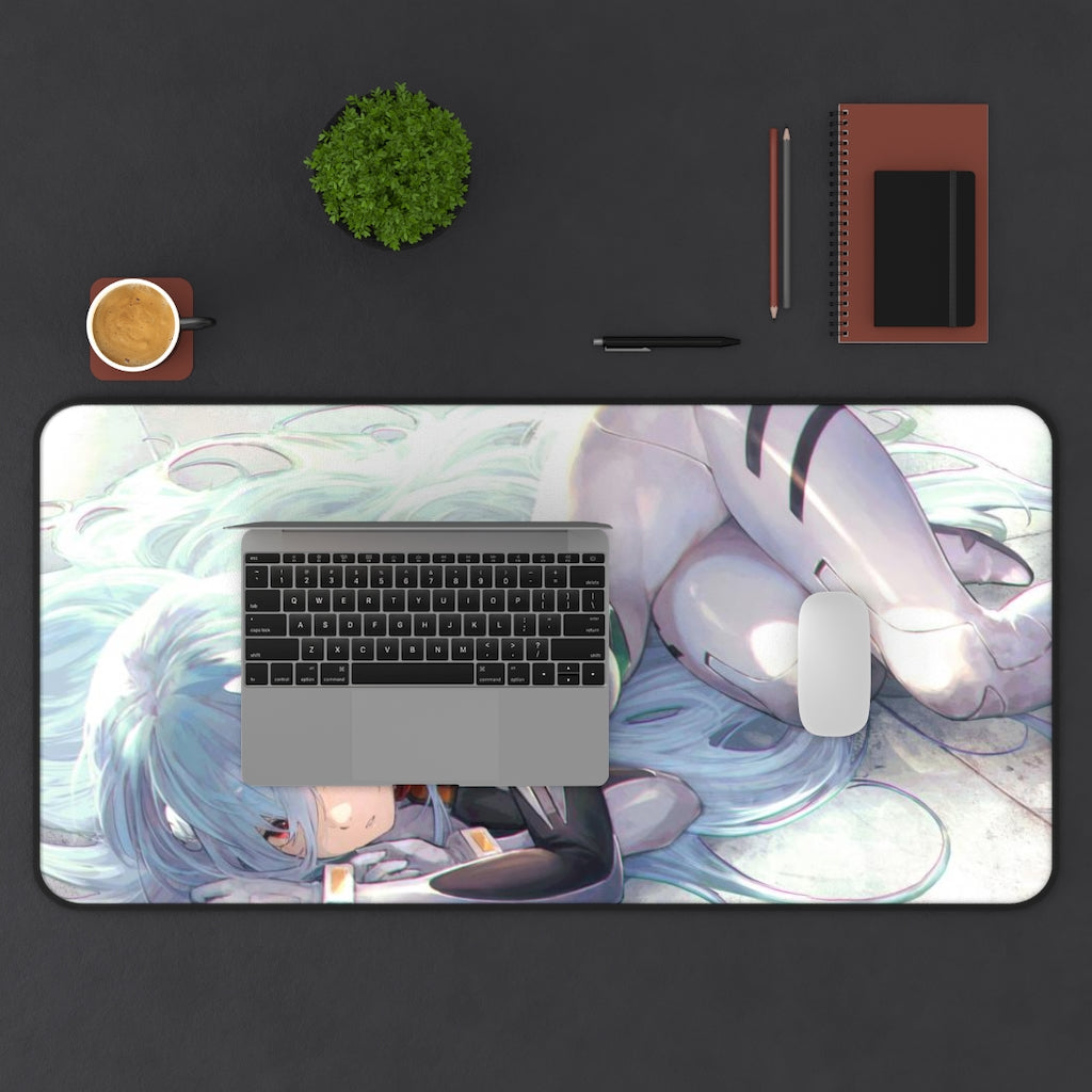 Ayanami Rei Long Hair Evangelion Desk Mat - Non Slip Mousepad