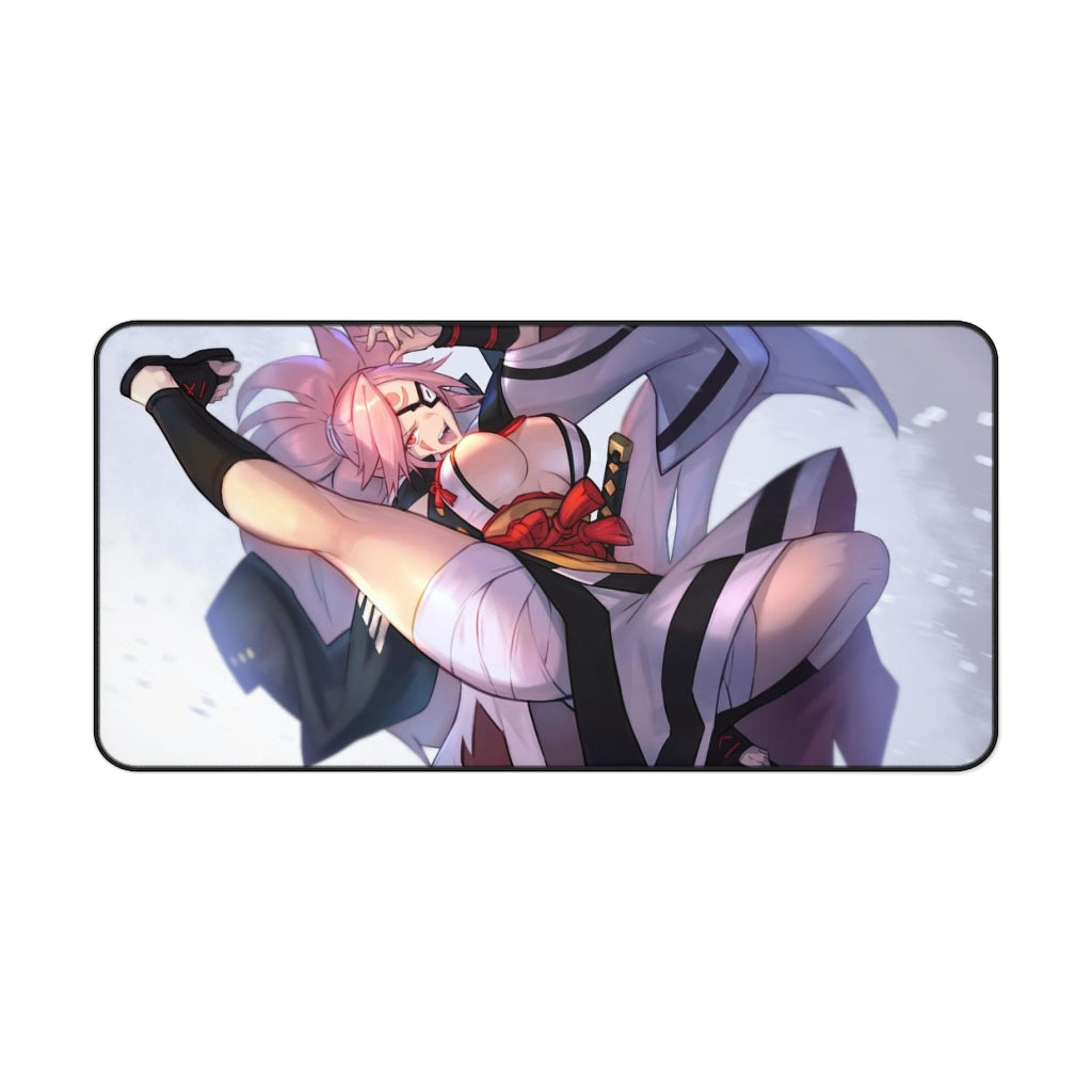 Guilty Gear Sexy Mousepad - Baiken Kick Gaming Desk Mat - Ecchi Playmat