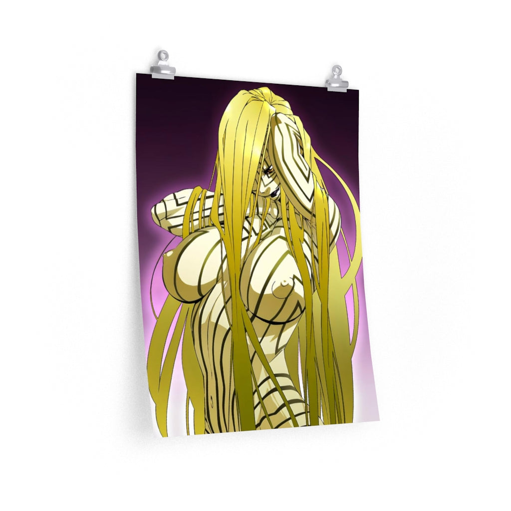 Big Tits Asherah Shin Megami Tensei Poster - Lewd Premium Matte Vertical Poster - Adult Wall Art