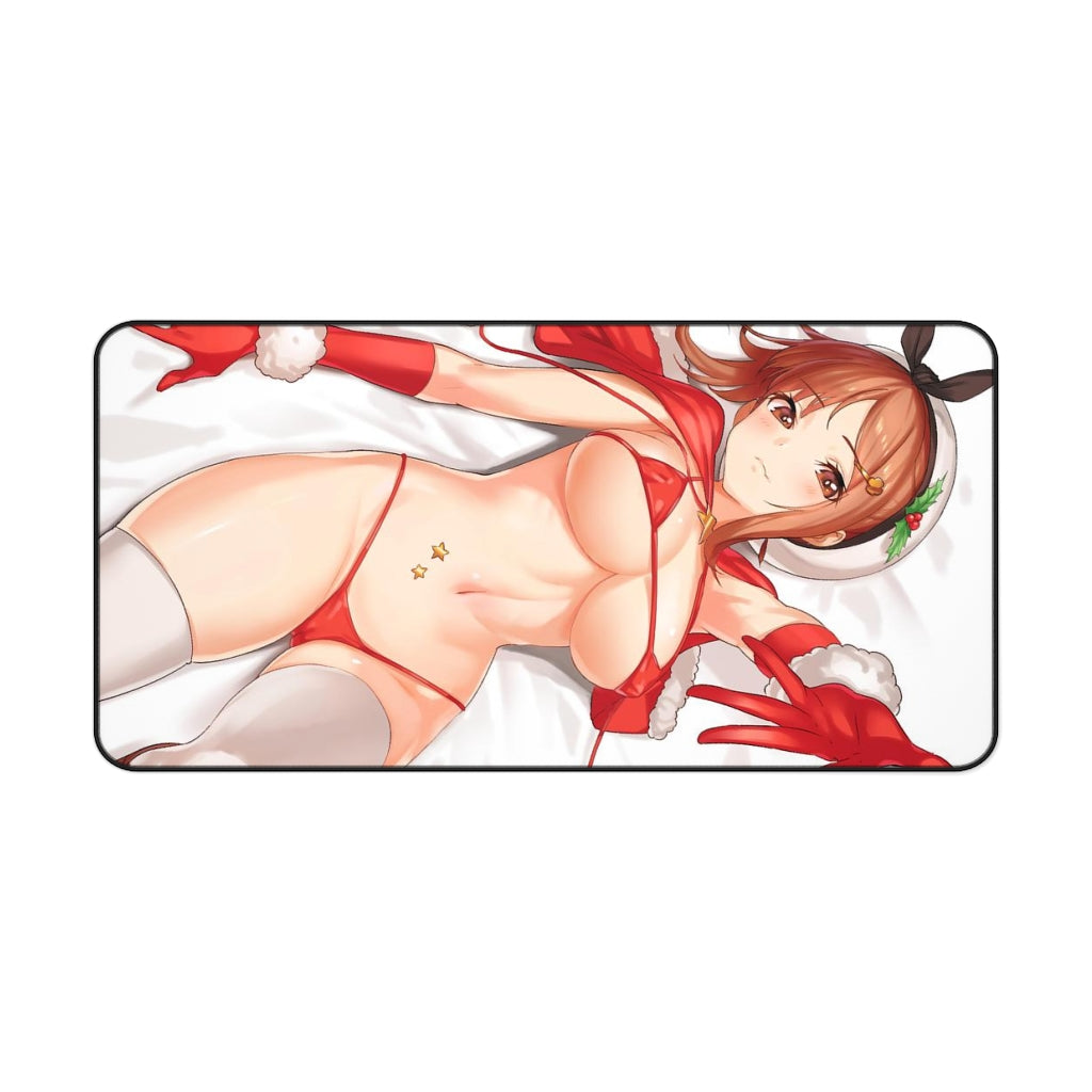 Atelier Ryza Sexy Mousepad - Christmas Bikini Reisalin Stout Desk Mat - Ecchi Gaming Playmat