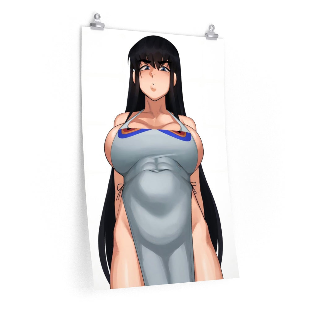 Big Tits Kiryuuin Satsuki Kill Sexy Apron La Kill Ecchi Poster - Lewd Premium Matte Vertical Poster - Adult Wall Art